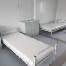 #03 FOLDING BED GREY - Skládací kovová postel 2000/900