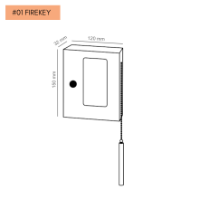 #01 FIREKEY – Skrinka na požiarny kľúč