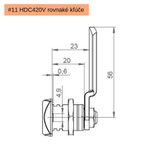   #11 HDC420V rovnaké kľúče