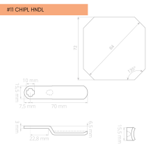 Elektronický čipový zámok RFID