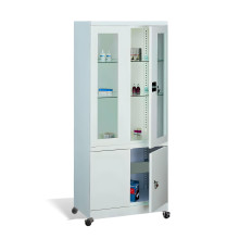 #03 MEDICINE PLUS GLASS – Nemocniční skříňka na léky, 1800/800/435 mm