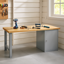 Pracovní stůl se skříňkou, 1700 mm