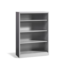 Otevřená úložná skříň se 3 policemi, s výškou 1400 mm