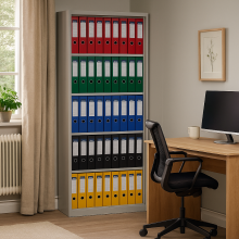 Otevřená úložná skříň se 4 policemi, se šířkou 800 mm