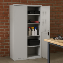 Skříň na nářadí s vysokou nosností, 4 police