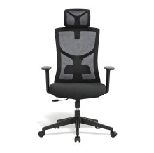 Kancelářská židle se síťovanou opěrkou zad a opěrkou hlavy