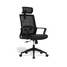 Kancelářská židle se síťovanou opěrkou zad a opěrkou hlavy