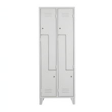 4-dveřová šatní skříň typu Z na nožičkách (demont)