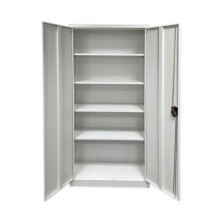 Kancelářská skříň s imitací světlého dřeva, 4 police (demont)