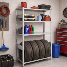 Regál na pneumatiky 2000×1060×430, 3 odkládací police