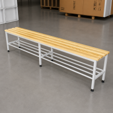 #30 BENCH 2000 SR – Šatní lavice s délkou 2000 mm s roštem na boty