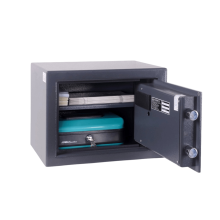 #17 MINISAFE R26 ELECTRO – Bezpečnostní schránka černá, 350 x 260 x 260 mm