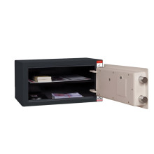 #17 MINISAFE S20 ELECTRO – Bezpečnostní schránka černo-bílá, 380 x 200 x 260 mm
