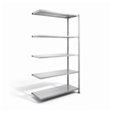 Csavarmentes fém polcos állvány 980×400 mm polcokkal – bővítőmodul