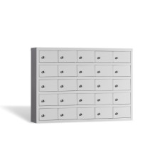 #26 BOXES 5/25 ECONOMY - 25-přihrádková skříň pro úschovu cenností, 720/1000/200 mm