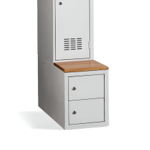 #03 SHOECABINET 1/2 - 2-dveřová dělená skříňka na boty 300 mm