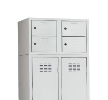 #03 SHOECABINET 2/4 – 4-dveřová dělená skříňka na boty 300 mm