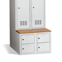 #03 SHOECABINET 2/4 – 4-dveřová dělená skříňka na boty 300 mm