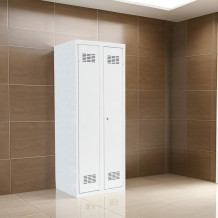 #03 CLEANER MAXI – Velká kovová skříň pro uklízečky, 1850/800/500