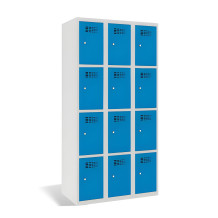 #02 BOXES 12 BLUE - Skříň pro úschovu cenností s 12 přihrádkami, 1800/900/500 mm