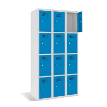 #02 BOXES 12 BLUE - Skříň pro úschovu cenností s 12 přihrádkami, 1800/900/500 mm