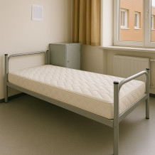 #03 FOLDING BED GREY - Skládací kovová postel 2000/900