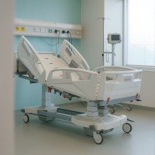 Postel pro intenzivní a ošetřovatelskou péči s bočním náklonem