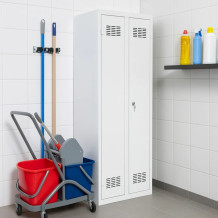 #03 CLEANER MAXI – Velká kovová skříň pro uklízečky, 1850/800/500