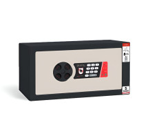 #17 MINISAFE S20 ELECTRO – Bezpečnostní schránka černo-bílá, 380 x 200 x 260 mm