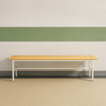 Klasická šatní lavice #16 BENCH 2000. Je vhodná do šaten, sportovních klubů, do wellness, fitness center.