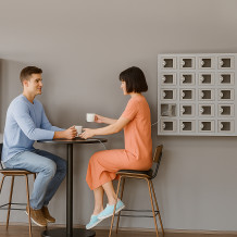 Skříň na nabíjení mobilních telefonů s 5 přihrádkami s plexisklem