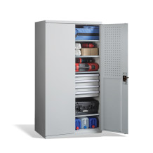 Skříň na nářadí s vysokou nosností, 4 police + 4 zásuvky