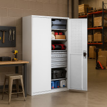 Skříň na nářadí s vysokou nosností, 4 police + 4 zásuvky