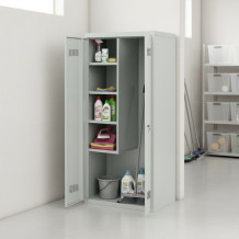 #03 CLEANER MAXI – Velká kovová skříň pro uklízečky, 1850/800/500