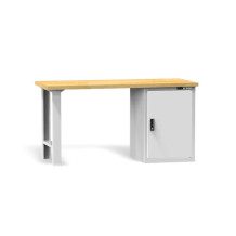 Pracovní stůl se skříňkou, 1500 mm, s nosností do 800 kg