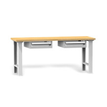 Pracovní stůl s jednou zásuvkou na obou stranách a výškově nastavitelnými nohami