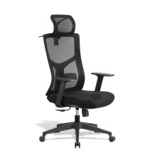 Kancelářská židle se síťovanou opěrkou zad a opěrkou hlavy