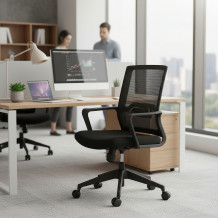 Kancelářská židle se síťovanou opěrkou zad
