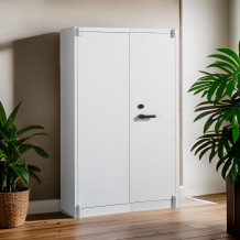 Protipožární skladovací skříň, šedá