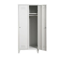 2-dveřová šatní skříň s dlouhými dveřmi a nožičkami (demont)