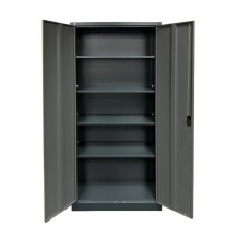 Kancelářská skříň s imitací tmavého dřeva (demont)