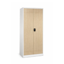 Kancelářská skříň na dokumenty s imitací světlého dřeva