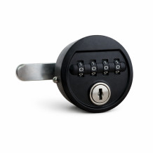 Mechanický zámek s číselným kódem se systémem na centrální klíč