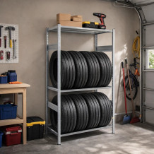 Regál na pneumatiky 2000×1060×430, 1 odkládací police