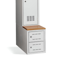 #03 SHOECABINET 1/2 - 2-dveřová dělená skříňka na boty 300 mm