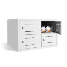 #03 SHOECABINET 2/4 - 4-dveřová dělená skříňka na boty 300 mm