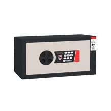 #17 MINISAFE S20 ELECTRO – Bezpečnostní schránka černo-bílá, 380 x 200 x 260 mm
