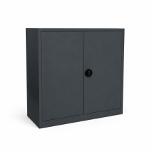 Kancelářská skříň se 2 policemi o šířce 1000 mm, antracit