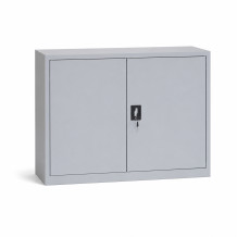 Nízká kancelářská skříň na dokumenty o šířce 1200 mm, se 2 policemi
