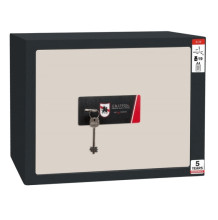 #17 MINISAFE S30 KEY – Bezpečnostní schránka černo-bílá, 380 x 300 x 320 mm